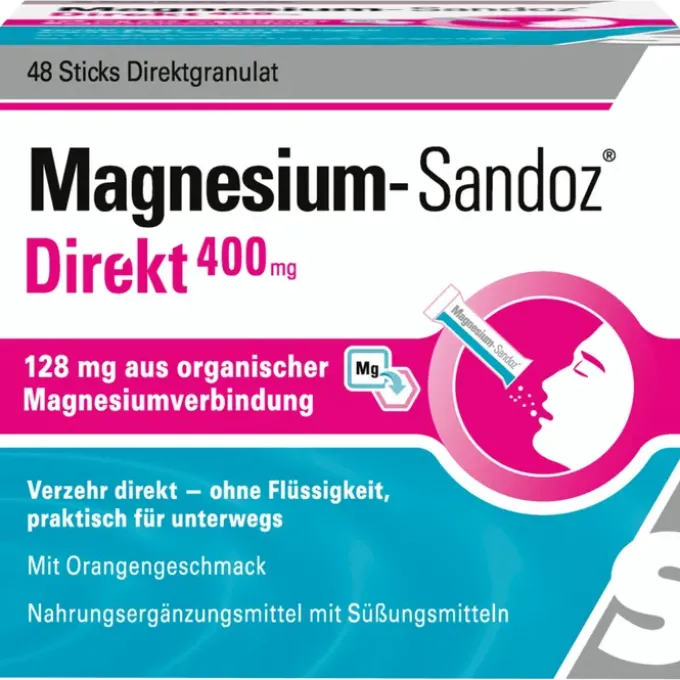 MAGNESIUM SANDOZ Direkt 400 mg Sticks 48 Stück
