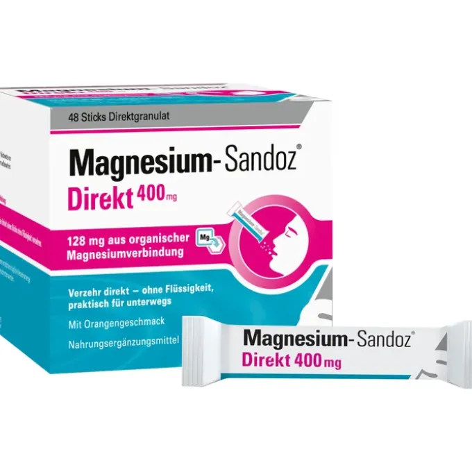 MAGNESIUM SANDOZ Direkt 400 mg Sticks 48 Stück