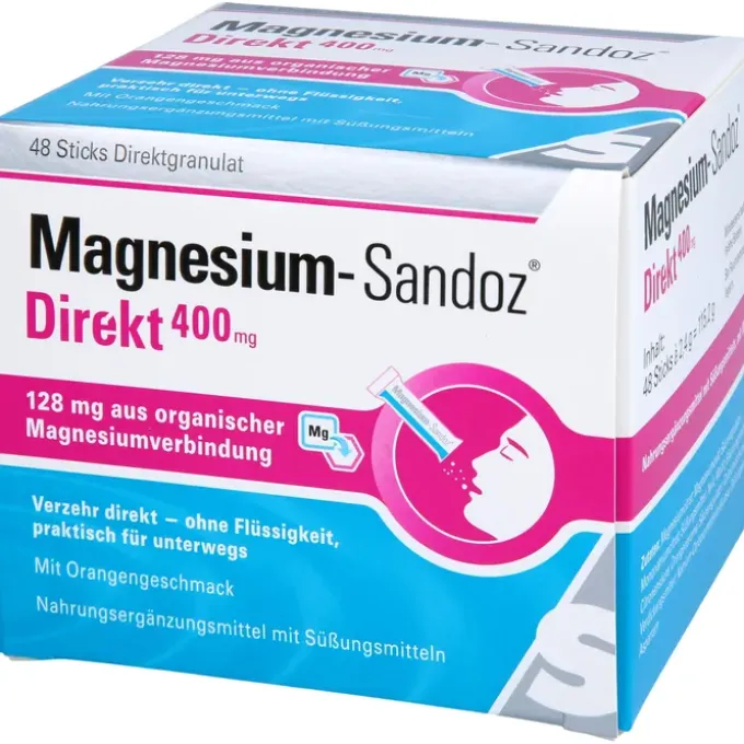 MAGNESIUM SANDOZ Direkt 400 mg Sticks 48 Stück
