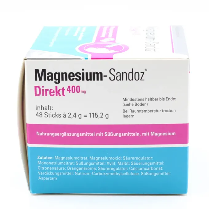 MAGNESIUM SANDOZ Direkt 400 mg Sticks 48 Stück