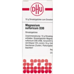 MAGNESIUM SULFURICUM D 30 Globuli 10 g