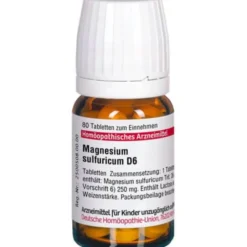 MAGNESIUM SULFURICUM D 6 Tabletten 80 St