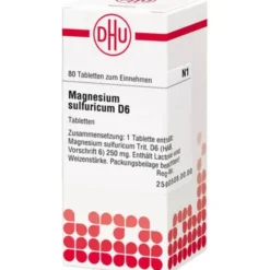 MAGNESIUM SULFURICUM D 6 Tabletten 80 St