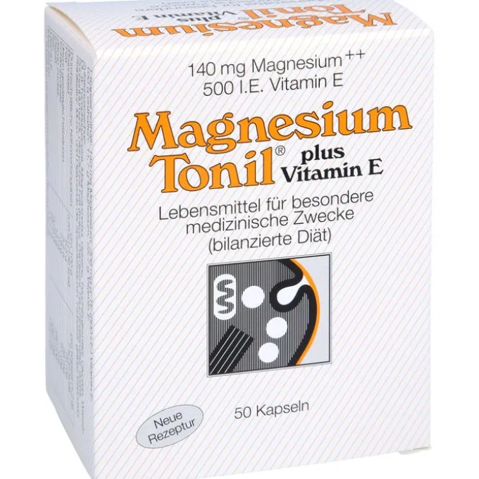 MAGNESIUM TONIL plus Vitamin E Kapseln 50 Stück