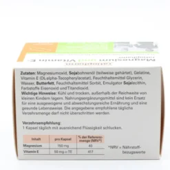 MAGNESIUM UND VITAMIN E-ratiopharm Kapseln 60 Stück