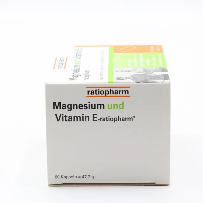 MAGNESIUM UND VITAMIN E-ratiopharm Kapseln 60 Stück