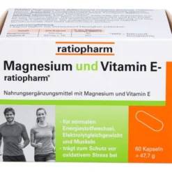 MAGNESIUM UND VITAMIN E-ratiopharm Kapseln 60 Stück