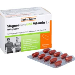 MAGNESIUM UND VITAMIN E-ratiopharm Kapseln 60 Stück