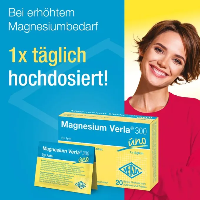 MAGNESIUM VERLA 300 Apfel Granulat 20 Stück