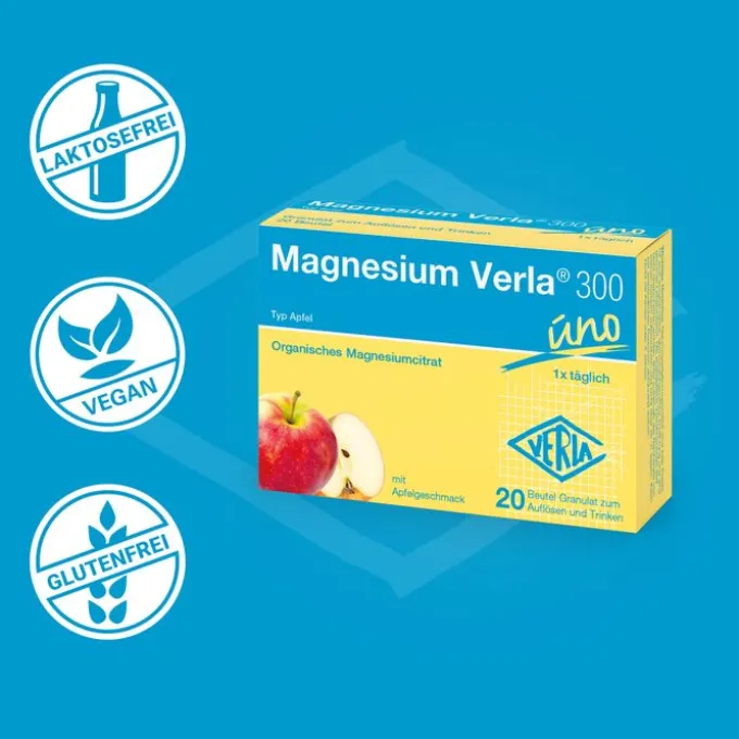 MAGNESIUM VERLA 300 Apfel Granulat 20 Stück