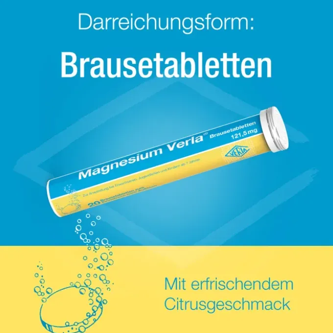 MAGNESIUM VERLA Brausetabletten 20 St