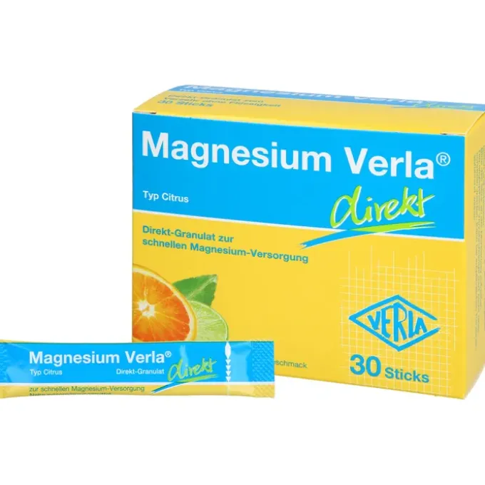 MAGNESIUM VERLA direkt Citrus Granulat 30 Stück