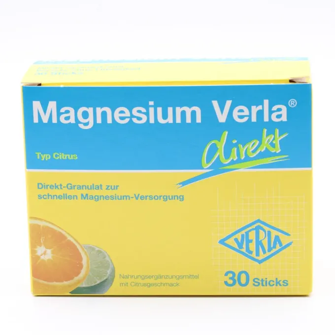 MAGNESIUM VERLA direkt Citrus Granulat 30 Stück