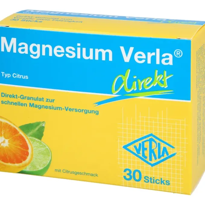 MAGNESIUM VERLA direkt Citrus Granulat 30 Stück