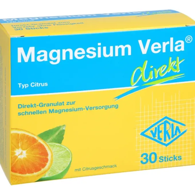 MAGNESIUM VERLA direkt Citrus Granulat 30 Stück