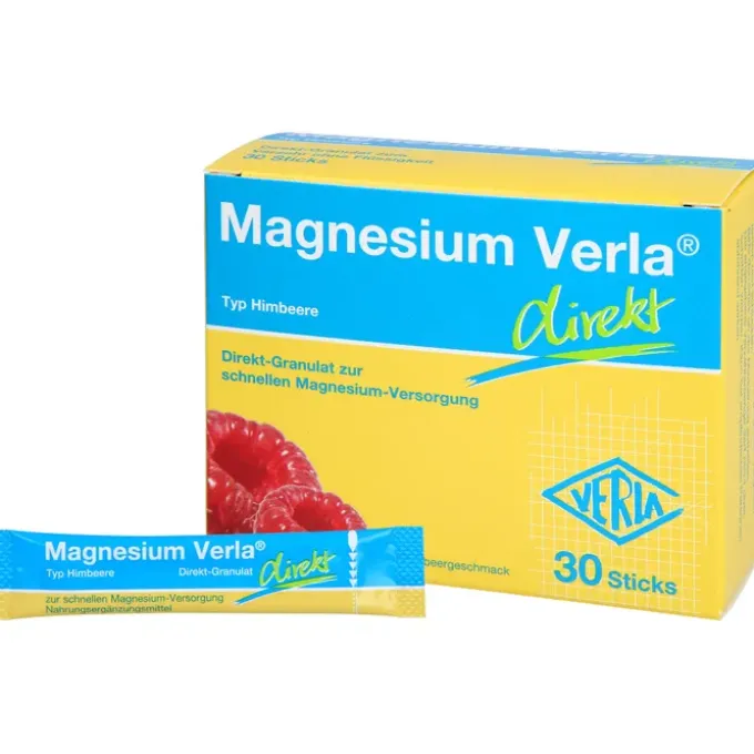 MAGNESIUM VERLA direkt Himbeere Granulat 30 Stück