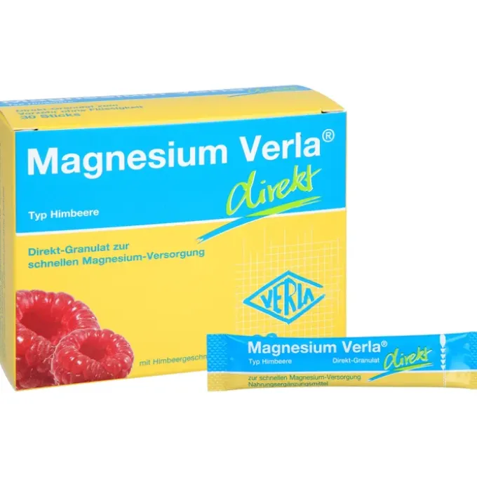 MAGNESIUM VERLA direkt Himbeere Granulat 30 Stück