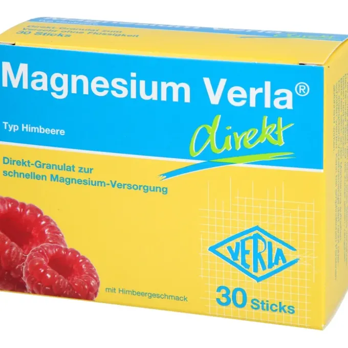 MAGNESIUM VERLA direkt Himbeere Granulat 30 Stück