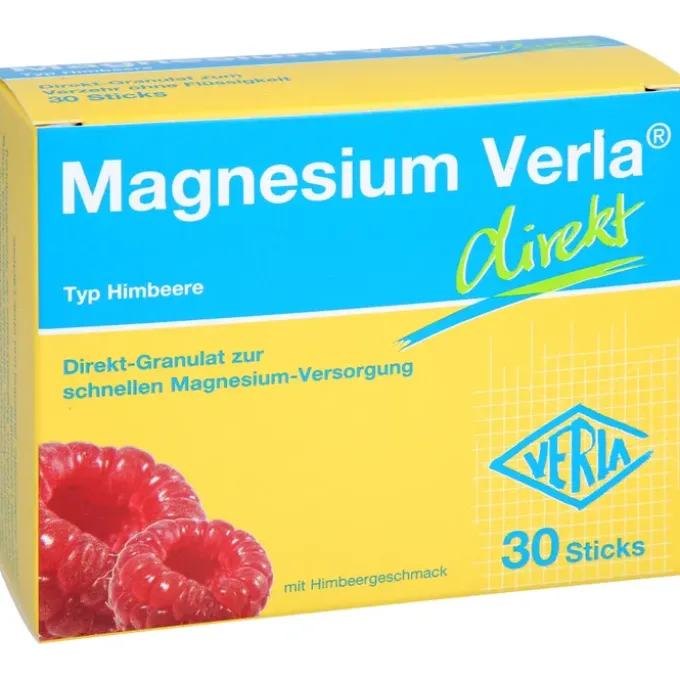 MAGNESIUM VERLA direkt Himbeere Granulat 30 Stück
