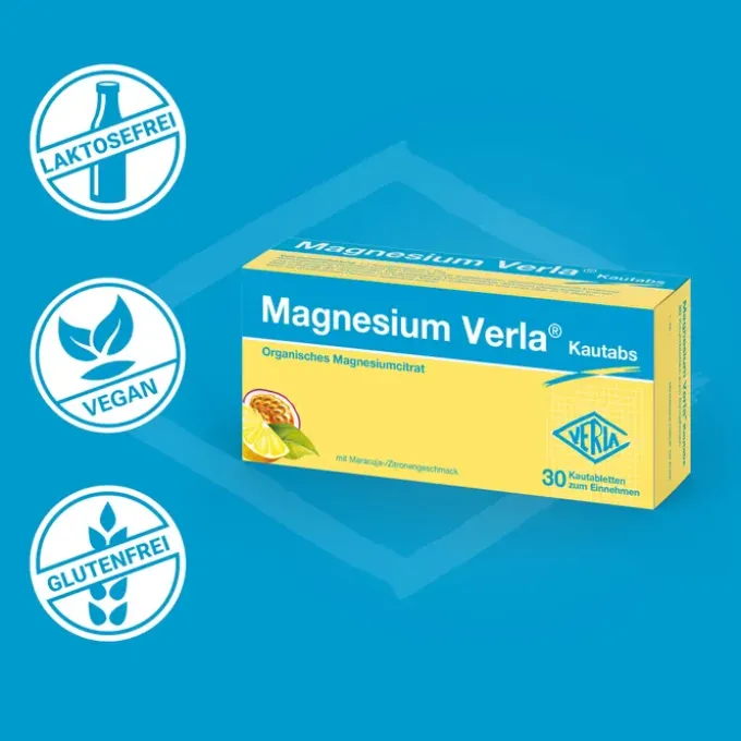 MAGNESIUM VERLA Kautabs 30 Stück