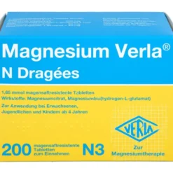 MAGNESIUM VERLA N Dragees 200 St