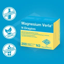 MAGNESIUM VERLA N Dragees 200 St