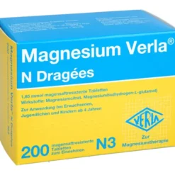 MAGNESIUM VERLA N Dragees 200 St