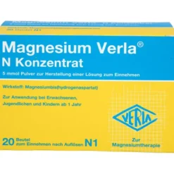 MAGNESIUM VERLA N Konzentrat Plv.z.H.e.L.z.Einn. 20 St