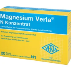 MAGNESIUM VERLA N Konzentrat Plv.z.H.e.L.z.Einn. 20 St