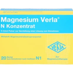 MAGNESIUM VERLA N Konzentrat Plv.z.H.e.L.z.Einn. 20 St