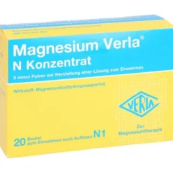 MAGNESIUM VERLA N Konzentrat Plv.z.H.e.L.z.Einn. 20 St