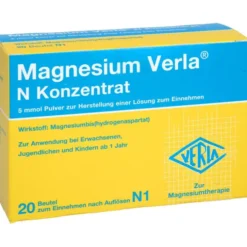 MAGNESIUM VERLA N Konzentrat Plv.z.H.e.L.z.Einn. 20 St