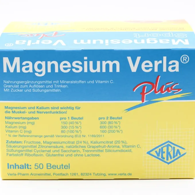 MAGNESIUM VERLA plus Granulat 50 Stück