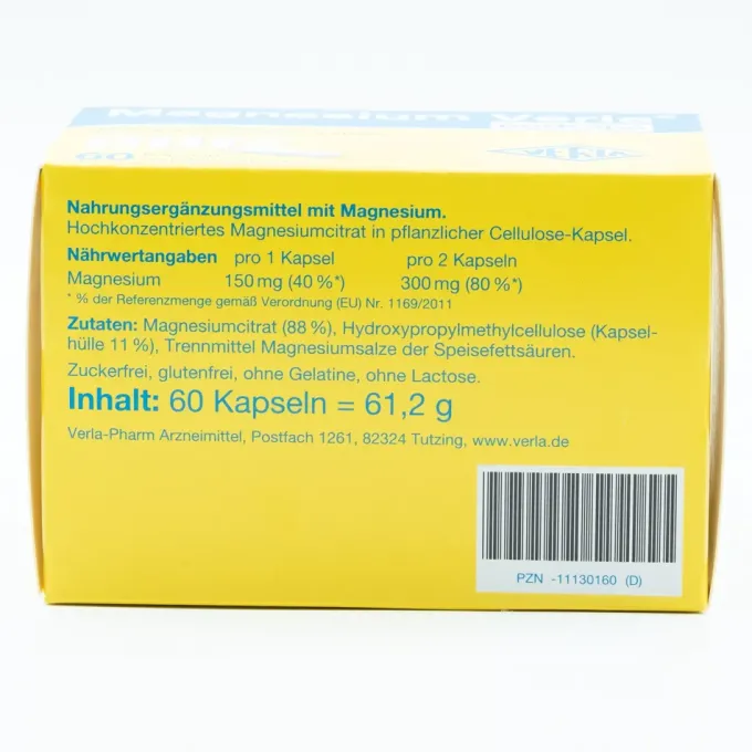 MAGNESIUM VERLA purKaps 60 Stück