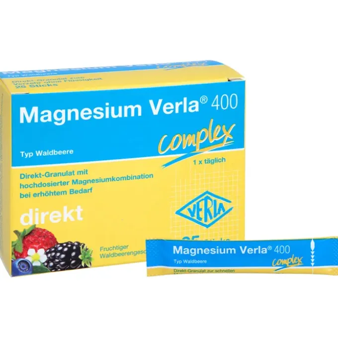 MAGNESIUM VERLA 400 Waldbeere Direkt-Granulat 25 Stück