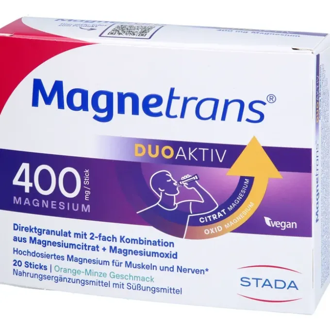 MAGNETRANS duo-aktiv 400 mg Sticks 20 Stück
