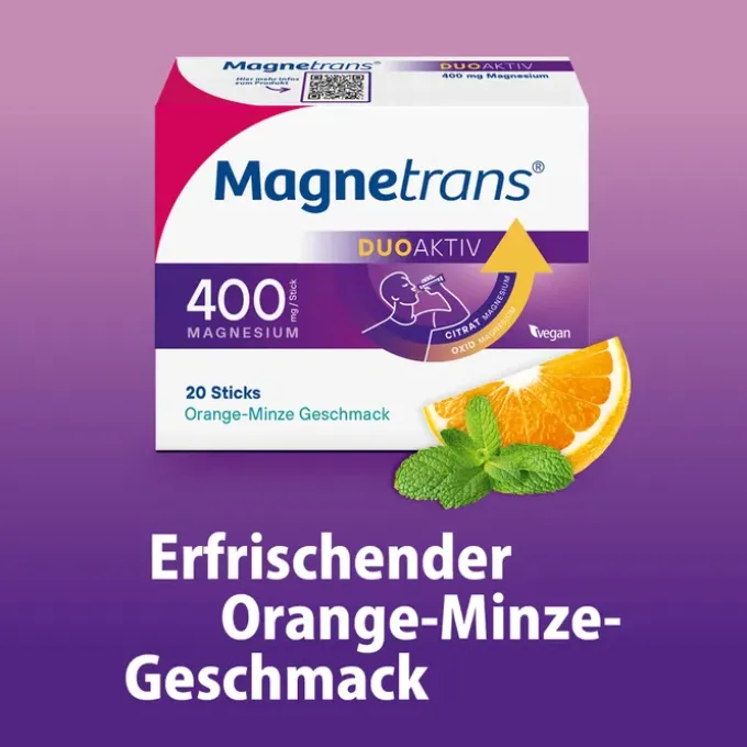 MAGNETRANS duo-aktiv 400 mg Sticks 20 Stück