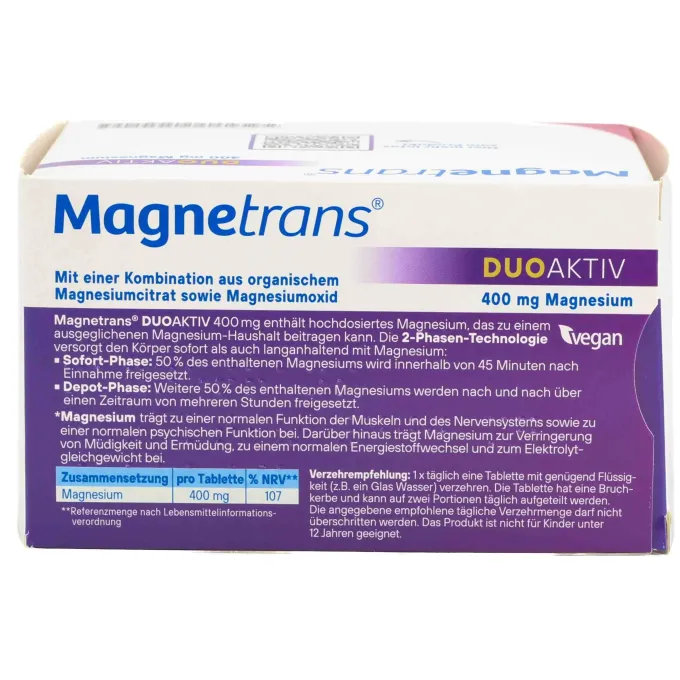 MAGNETRANS duo-aktiv 400 mg Tabletten 100 Stück