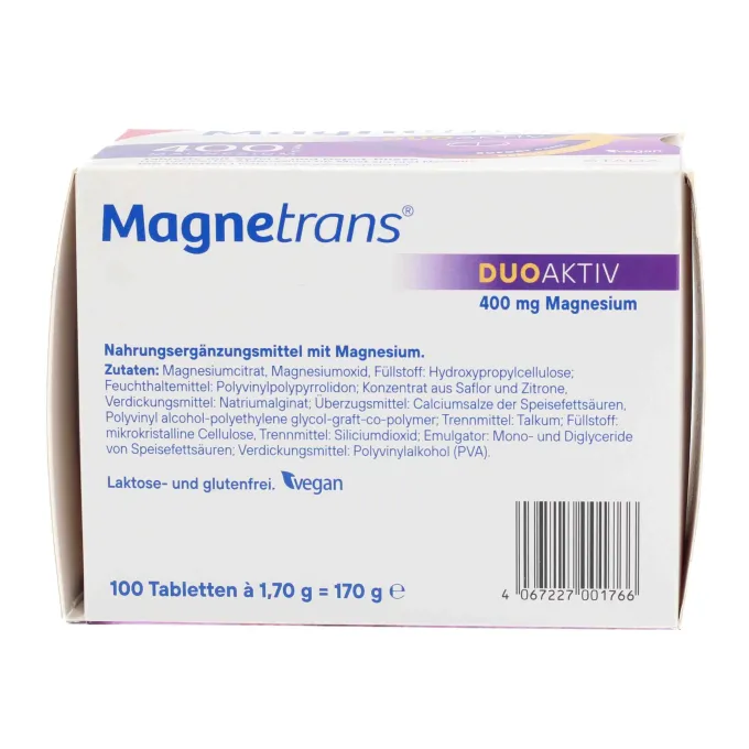 MAGNETRANS duo-aktiv 400 mg Tabletten 100 Stück