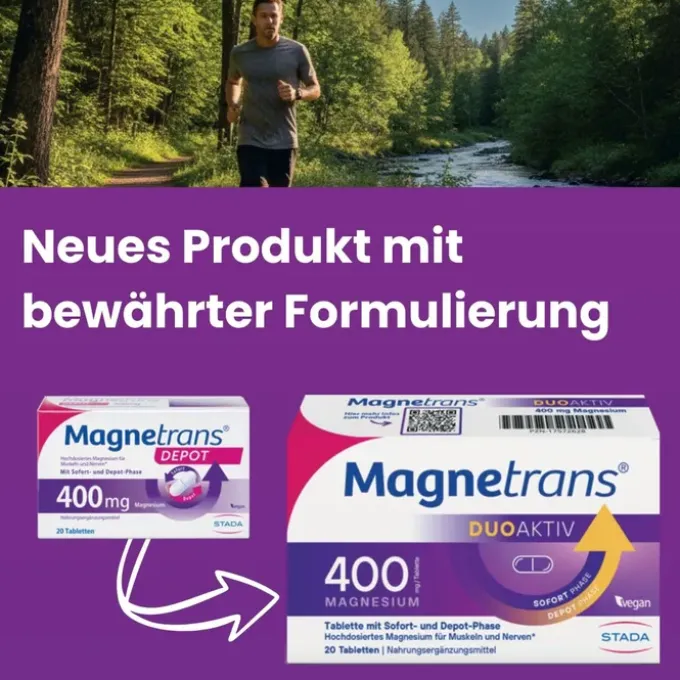 MAGNETRANS duo-aktiv 400 mg Tabletten 100 Stück