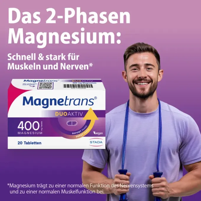 MAGNETRANS duo-aktiv 400 mg Tabletten 100 Stück