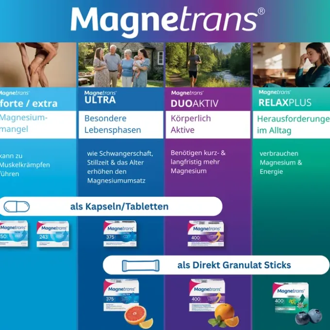 MAGNETRANS duo-aktiv 400 mg Tabletten 100 Stück