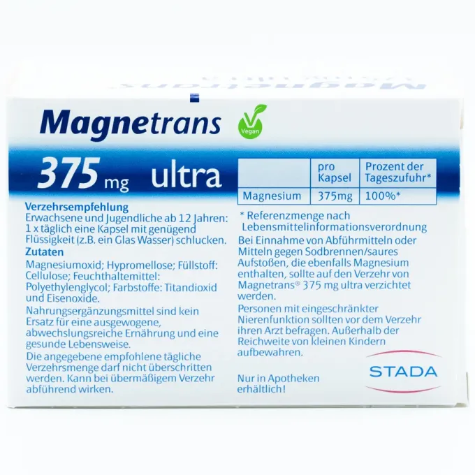 MAGNETRANS 375 mg ultra Kapseln Set 2x50St