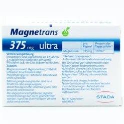 MAGNETRANS 375 mg ultra Kapseln 50 Stück
