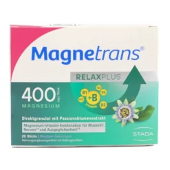 MAGNETRANS Relax+ 400 mg Granulat Sticks Blaubeere 20 Stück
