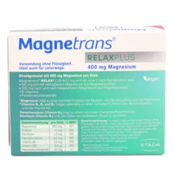 MAGNETRANS Relax+ 400 mg Granulat Sticks Blaubeere 20 Stück