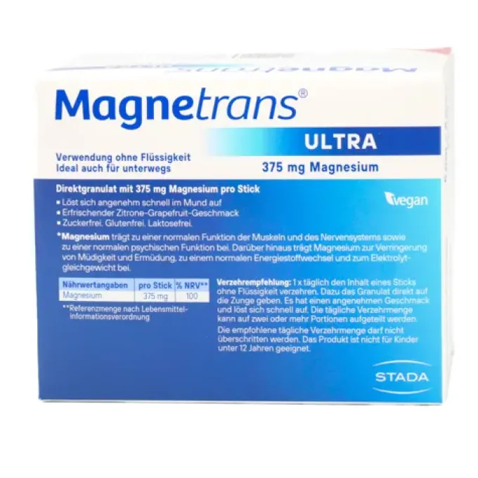 MAGNETRANS Ultra 375 mg Direktgranulat 50 Stück