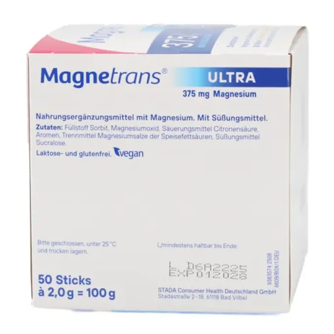 MAGNETRANS Ultra 375 mg Direktgranulat 50 Stück