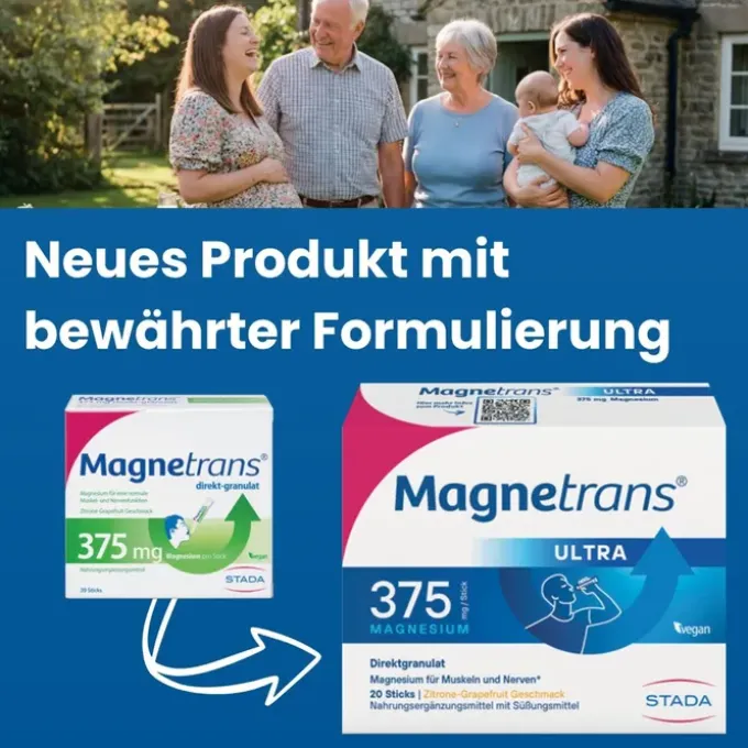 MAGNETRANS Ultra 375 mg Direktgranulat 50 Stück