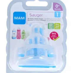 MAM Sauger Gr.1 0+ Monate Silikon 2 St